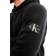 Calvin Klein Monogram Sleeve Badge Hoodie - Zwart