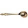 Arthur Price Clive Christian Empire Flame All Gold Caviar Spoon Spoon