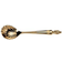 Arthur Price Clive Christian Empire Flame All Gold Caviar Spoon Spoon