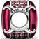 Pandora Oval Charm - Silver/Pink