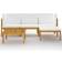 vidaXL 3057879 Loungesæt, 1 borde inkl. 3 sofaer