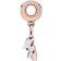 Pandora Mum Letters Dangle Charm - Rose Gold/Silver/Transparent