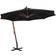 vidaXL Hanging Parasol with Pole 350cm