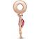 Pandora Flamingo Dangle Charm - Rose Gold/Pink
