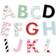 Micki G Letters & Stickers with Different Pattern