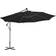 vidaXL Free-Hanging Parasol with LED 350cm