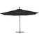 vidaXL Free-Hanging Parasol with LED 350cm