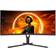 AOC VA CU34G3S/BK 32" UltraWide Quad HD Pixel 178° Rosso