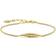 Thomas Sabo Leaf Bracelet - Gold/Transparent