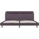 vidaXL Bed Frame with LED 22.5cm Sengeramme 160x200cm