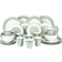 Sage Herringbone Dinner Set 32pcs