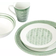 Sage Herringbone Dinner Set 32pcs