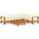 vidaXL 3057937 Loungesæt, 1 borde inkl. 6 sofaer
