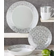 Waterside Glitz Geo Dinner Set 16pcs