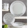 Waterside Glitz Geo Dinner Set 16pcs