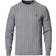 Lyle & Scott Cable Crew Neck Sweater - Mid Gray Marl