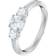 Swarovski Attract Trilogy Ring - Silver/Transparent