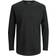 Jack & Jones JJENOA Tee O-Neck LS NOOS T-Shirt Uomo Nero