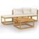 vidaXL 3057659 Loungesæt, 1 borde inkl. 2 sofaer