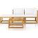 vidaXL 3057659 Loungeset, 1 Bord inkl. 2 Soffor