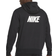 Nike Fleece Pullover Hoodie - Black/White