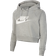 Nike Sportswear Essential Women's Cropped Hoodie - Grey/White