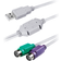 LogiLink USB A-2PS/2 M-F 1.1 0.2m