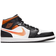 Nike Air Jordan 1 Mid M - White/Team Orange/Black/Total Orange