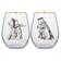 KitchenCraft Alice In Wonderland Tumbler 35cl 2pcs