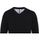 ASQUITH & FOX Cotton Blend V-Neck Sweater - Black