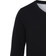 ASQUITH & FOX Cotton Blend V-Neck Sweater - Black