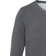 ASQUITH & FOX Cotton Blend V-Neck Sweater - Charcoal