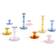 Hay Flare Stripe Light Blue Candle Holder 7.5cm