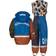 Didriksons Boardman Multi Color Kid's Set - Classic Blue (503915-458)