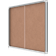 Nobo Premium Plus kork låsbart Notice Board Sliding Door 27xA4