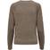 Only Solid Colored Knitted Pullover - Brown/Brownie