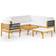 vidaXL 3057890 Loungeset, 1 Bord inkl. 1 Stolar & 5 Soffor