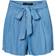 Vero Moda Mia Belted Tencel Shorts - Light Blue Denim