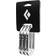 Black Diamond Mousquetons ovales keylock (x3) Taille TU Couleur POLISHED