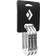 Black Diamond Mousquetons ovales keylock (x3) Taille TU Couleur POLISHED