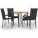vidaXL 3072484 Essgruppe, 1 Tisch einschl. 4 Stühle