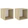 vidaXL - Armario de Pared 37x37cm 2pcs