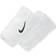 Nike Swoosh Doublewide Wristband 2-pack - White/Black