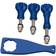 Ksix Multi-function Key for Sports Camera Blue