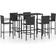 vidaXL 3064846 Ensemble de Bar d'Extérieur, 1 Table incluse 6 Chaises