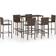 vidaXL 3064846 Ensemble de Bar d'Extérieur, 1 Table incluse 6 Chaises