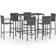 vidaXL 3064846 Ensemble de Bar d'Extérieur, 1 Table incluse 6 Chaises