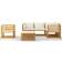 vidaXL 3057645 Loungesæt, 1 borde inkl. 1 stole & 5 sofaer