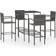 vidaXL 3064839 Ensemble de Bar d'Extérieur, 1 Table incluse 4 Chaises