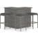 vidaXL 3064924 Conjunto de Bar Exterior, 1 Mesa incl. 3 Sillas